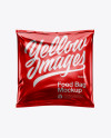 Metallic Food Bag Mockup