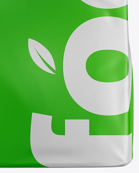 Matte Food Bag Mockup - Front View