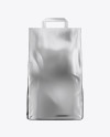 Metallic Food Bag Mockup - Front View