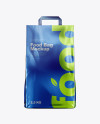 Metallic Food Bag Mockup - Front View