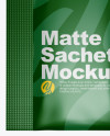 Matte Sachet Mockup - Top View