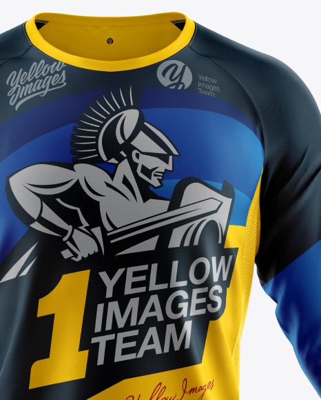 Men’s Cycling Jersey Mockup - Front View