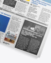 Three Newspapers Mockup - Top View