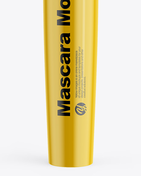 Glossy Mascara Tube Mockup