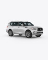 Full-Size Luxury SUV Mockup - Half Side View