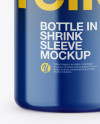 Bottle In Shrink Sleeve Mockup- Front View