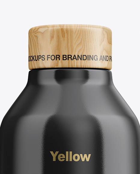 Glossy Bottle Mockup