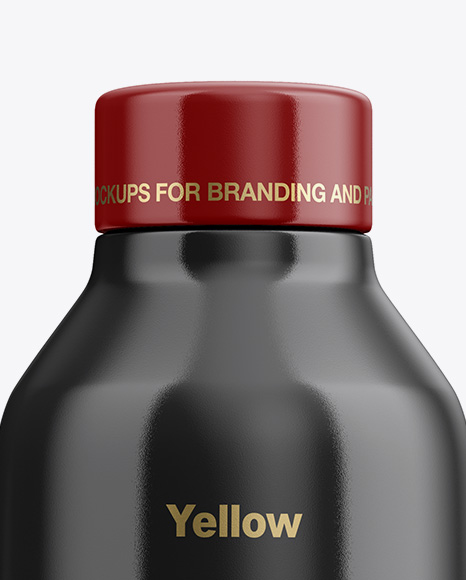 Glossy Bottle Mockup