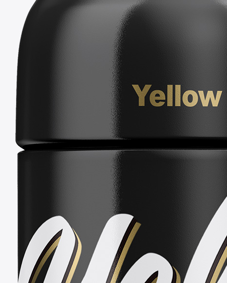 Glossy Bottle Mockup