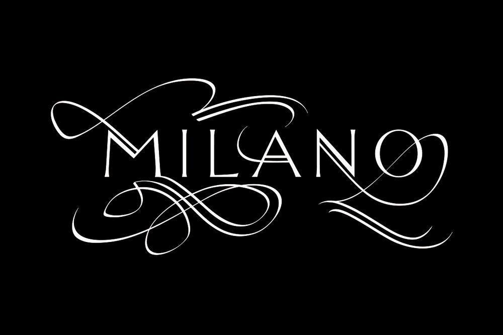 Calligraphic Italian cities Calligraphic Italian cities