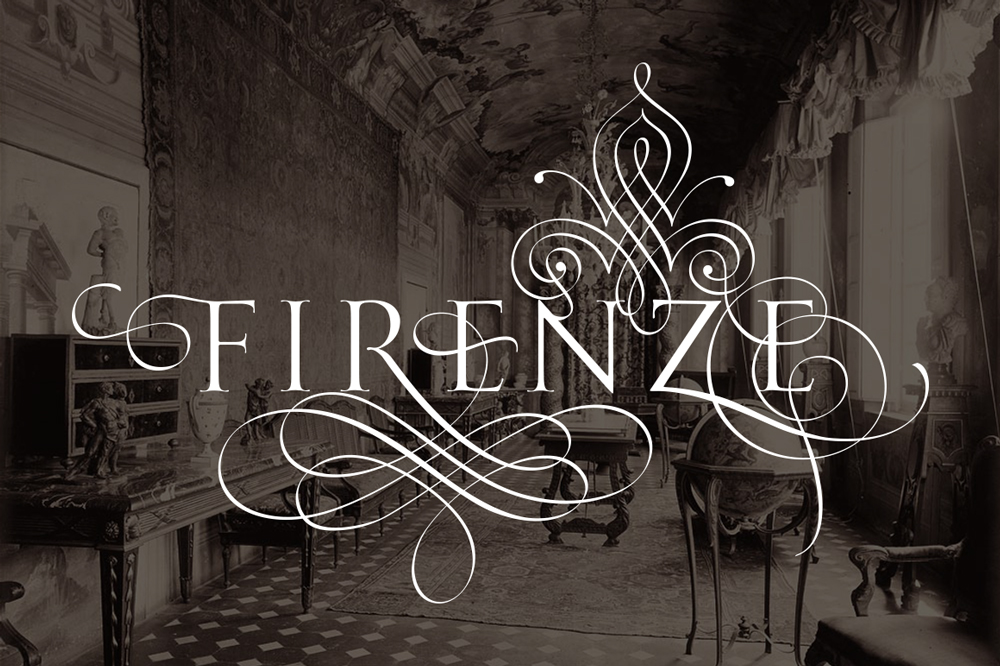 Calligraphic Italian cities Calligraphic Italian cities