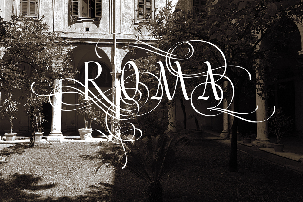 Calligraphic Italian cities Calligraphic Italian cities