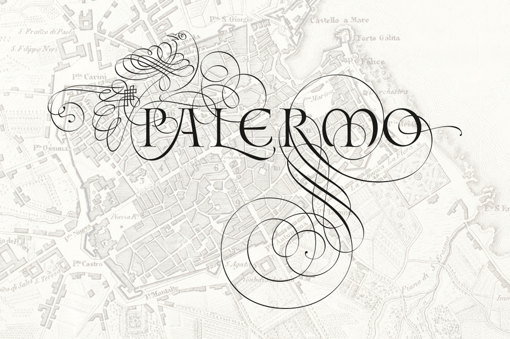 Calligraphic Italian cities Calligraphic Italian cities