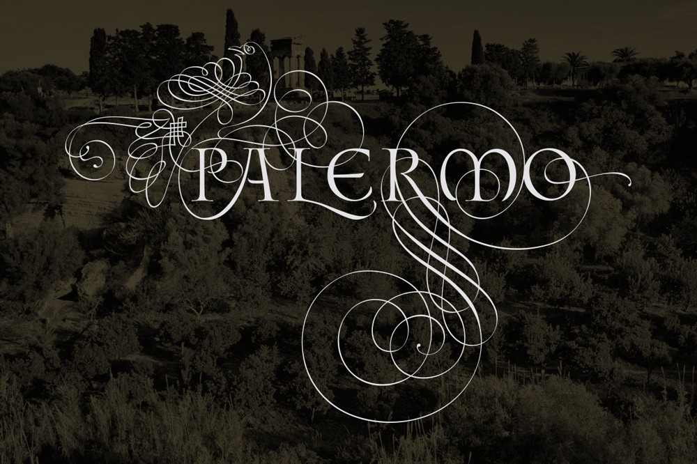 Calligraphic Italian cities Calligraphic Italian cities