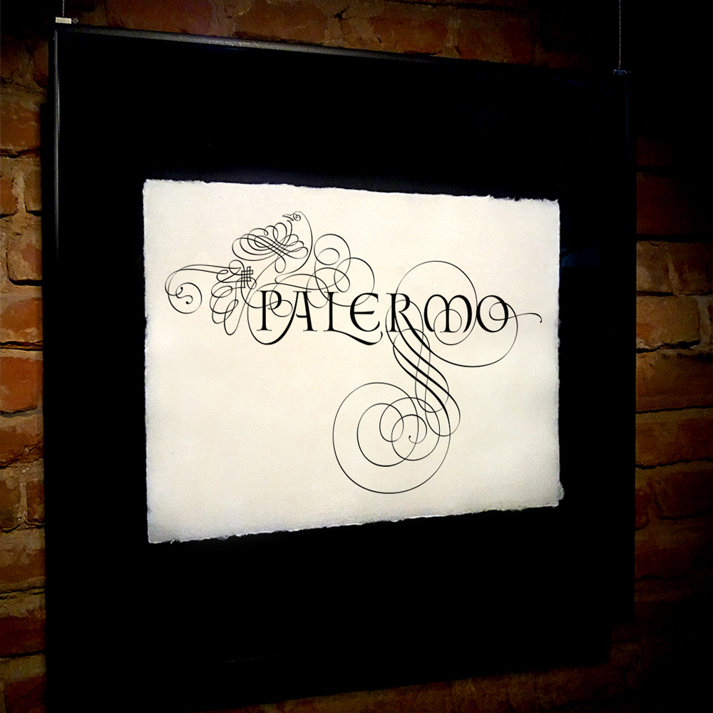 Calligraphic Italian cities Calligraphic Italian cities