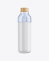 Glossy Bottle With Liquid Mockup