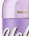 Matte Bottle With Liquid Mockup