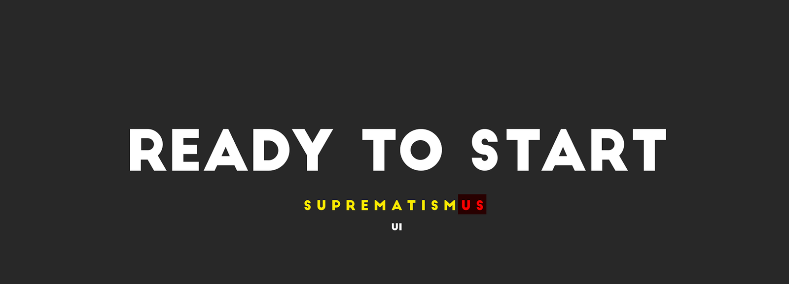 SUPREMATISMUS UI SUPREMATISMUS UI