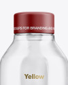 Glass Bottle With Water Mockup