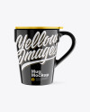 Glossy Mug w/ Cap Mockup - Front View