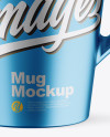 Matte Metallic Mug w/ Cap Mockup - Front View