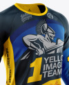 Men’s Cycling Jersey Mockup - Half Side View