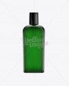 Brown Cosmetic Bottle With Black Cap - 250ml