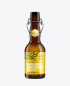 Amber Beer Bottle with Swing Top Closure 330ml