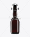 Black Amber Bottle with Swing Top Closure 330ml