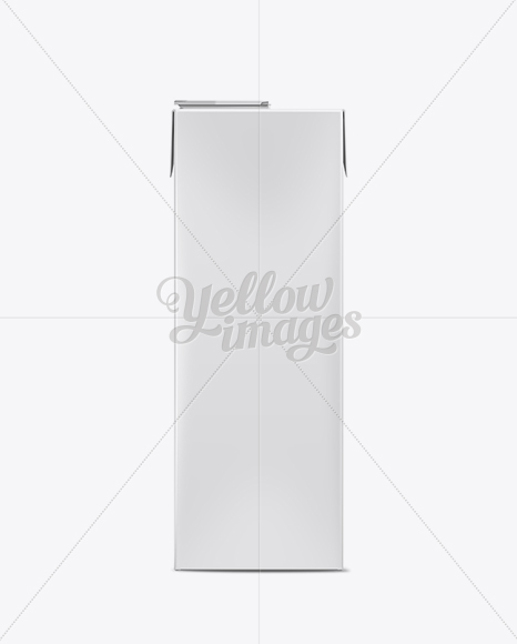 1L Juice Carton Package Mockup