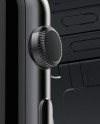Apple Watch with Space Black Link Bracelet Mockup