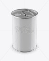 Olive Oil Tin Can w/ Handle Mockup