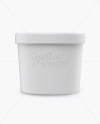 Ice Cream Cup Mockup - Front View