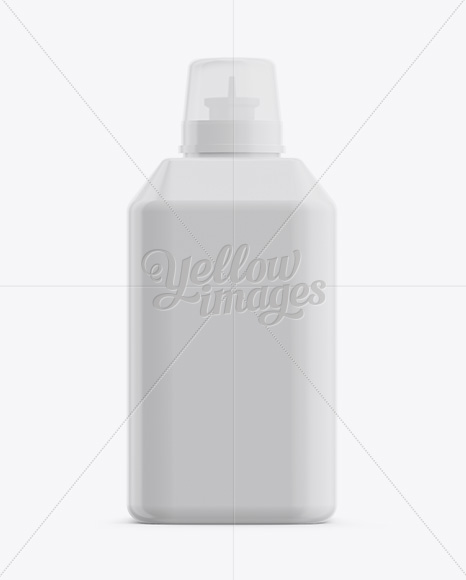 2000ml Plastic Bottle Mockup - Front View - Free Download Images High