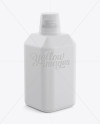 2000ml Plastic Bottle Mockup - Halfside View