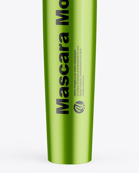 Metallic Mascara Tube Mockup