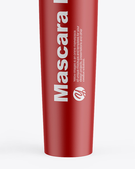 Opened Matte Mascara Tube Mockup