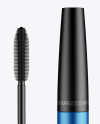 Opened Matte Metallic Mascara Tube Mockup