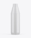 Glossy Plastic Bottle Mockup