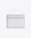 Glossy Cosmetic Bag Mockup - Front View