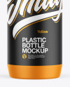 Matte Plastic Bottle Mockup