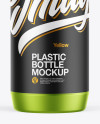 Metallized Plastic Bottle Mockup