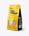 Paper Bag with Ruote Pasta Mockup - Half Side View