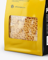 Paper Bag with Ruote Pasta Mockup - Half Side View