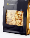 Paper Bag with Fiocchi Rigati Pasta Mockup - Half Side View