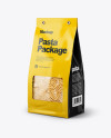 Paper Bag with Spighe Pasta Mockup - Half Side View