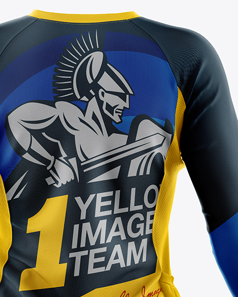 Women`s Cycling Jersey Mockup - Back View