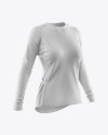 Women`s Cycling Jersey Mockup - Half Side View