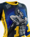 Women`s Cycling Jersey Mockup - Half Side View