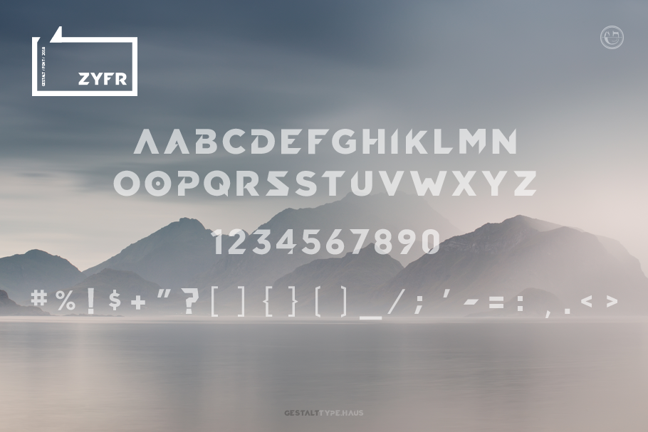 ZYFR // Display Font - By Jeffery P. Ess